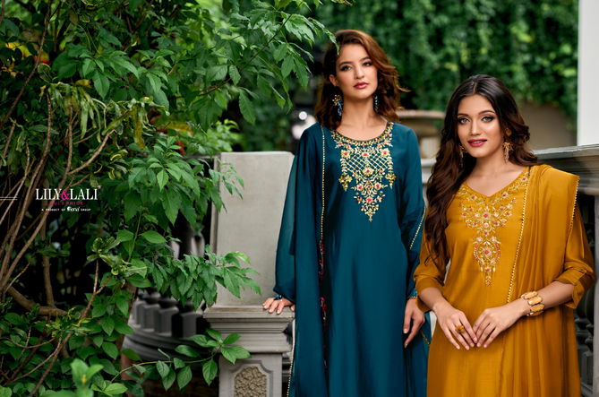 Afghani By Lily And Lali Designer Readymade Suits Catalog